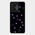 Floral Night Glass Case Cover For Realme 15 5G