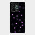 Floral Night Glass Case Cover For Realme 15 Pro 5G