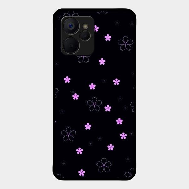 Floral Night Glass Case Cover For Realme 9I 5G
