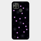 Floral Night Glass Case Cover For Realme C25Y