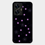 Floral Night Glass Case Cover For Realme C55