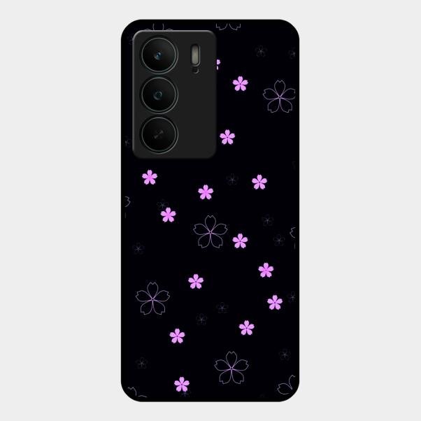 Floral Night Glass Case Cover For Realme C75 5G