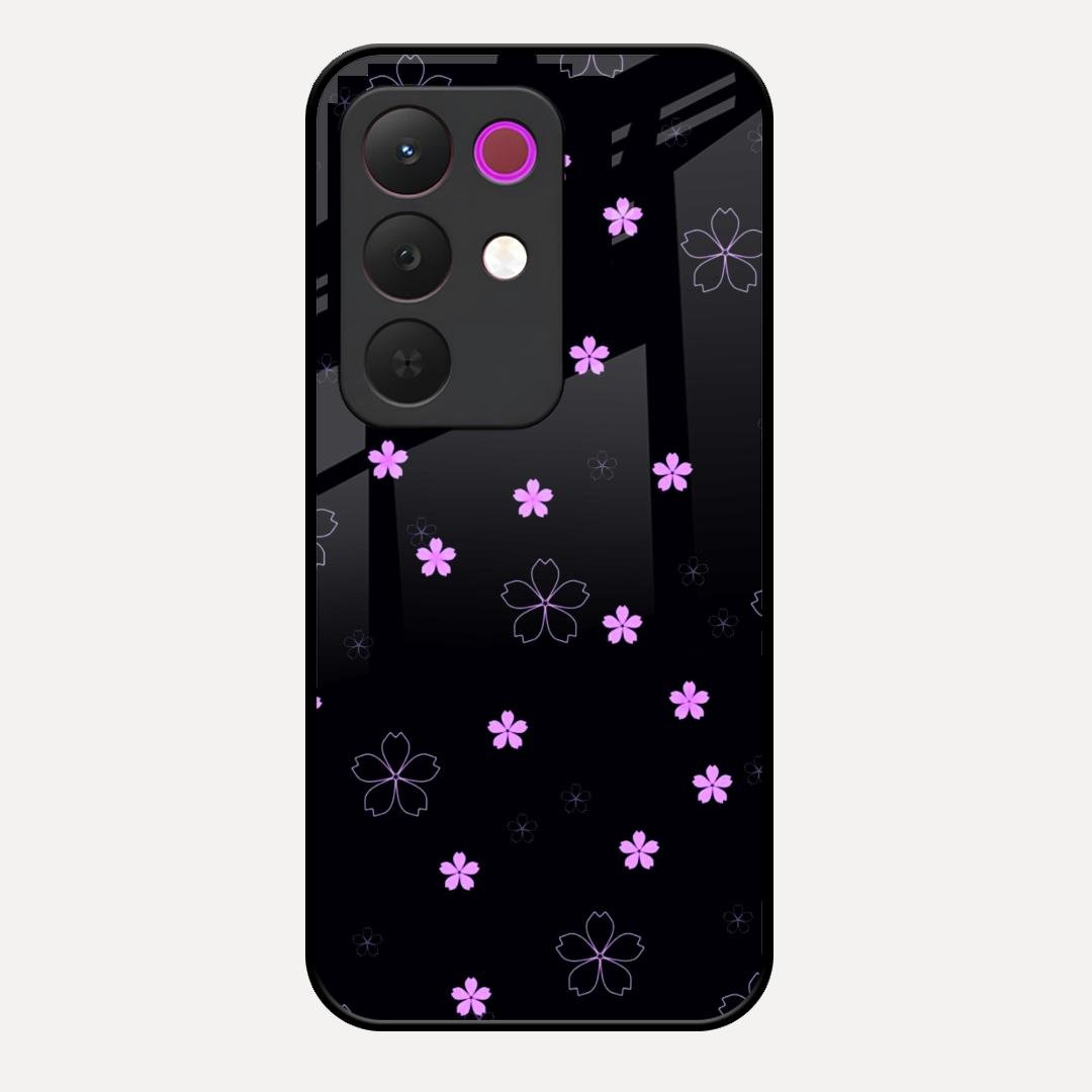 Floral Night Glass Case Cover For Realme C85 5G