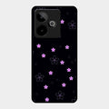 Floral Night Glass Case Cover For Realme Gt 7 5G