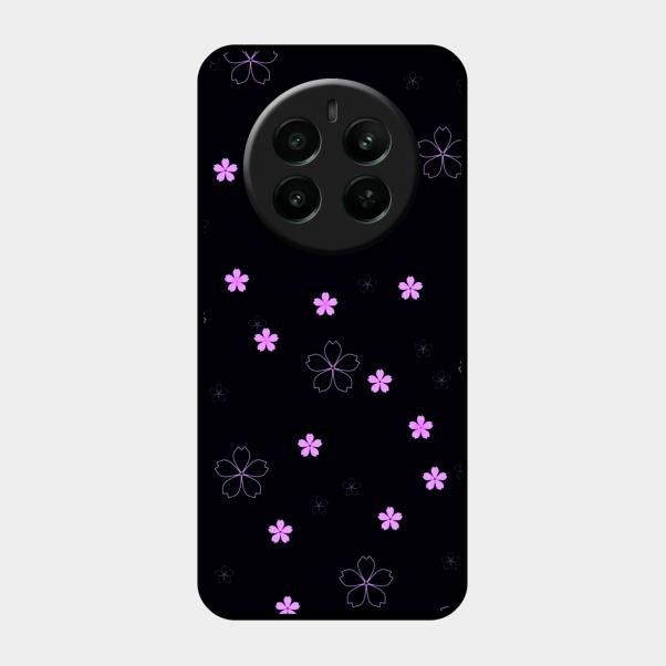 Floral Night Glass Case Cover For Realme Narzo 70 Pro 5G