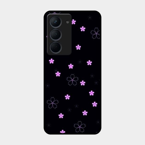 Floral Night Glass Case Cover For Realme Narzo 80X 5G
