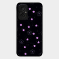 Floral Night Glass Case Cover For Redmi 11 Prime 4G