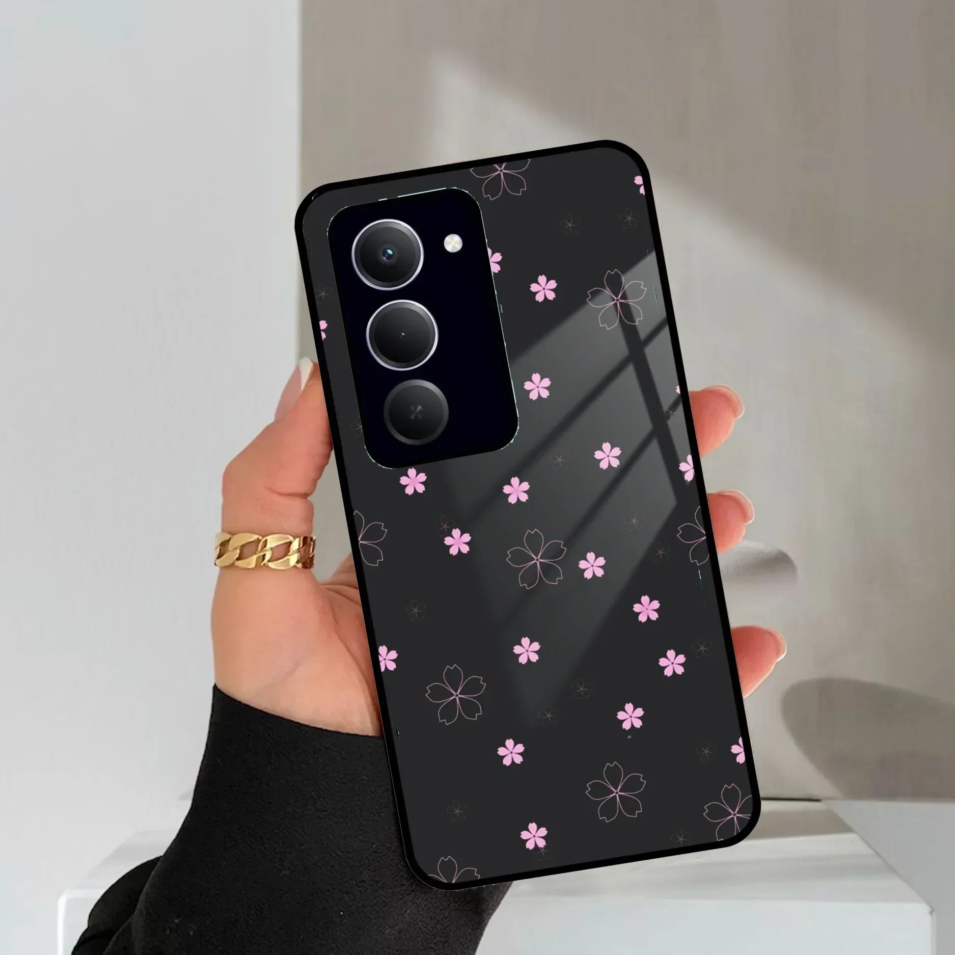 Floral Night Glass Case Cover For Redmi/Xiaomi - ShopOnCliQ