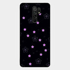 Floral Night Glass Case Cover For Redmi 9 Prime