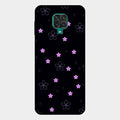Floral Night Glass Case Cover For Redmi Note 10 Lite