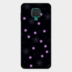 Floral Night Glass Case Cover For Redmi Note 10 Lite
