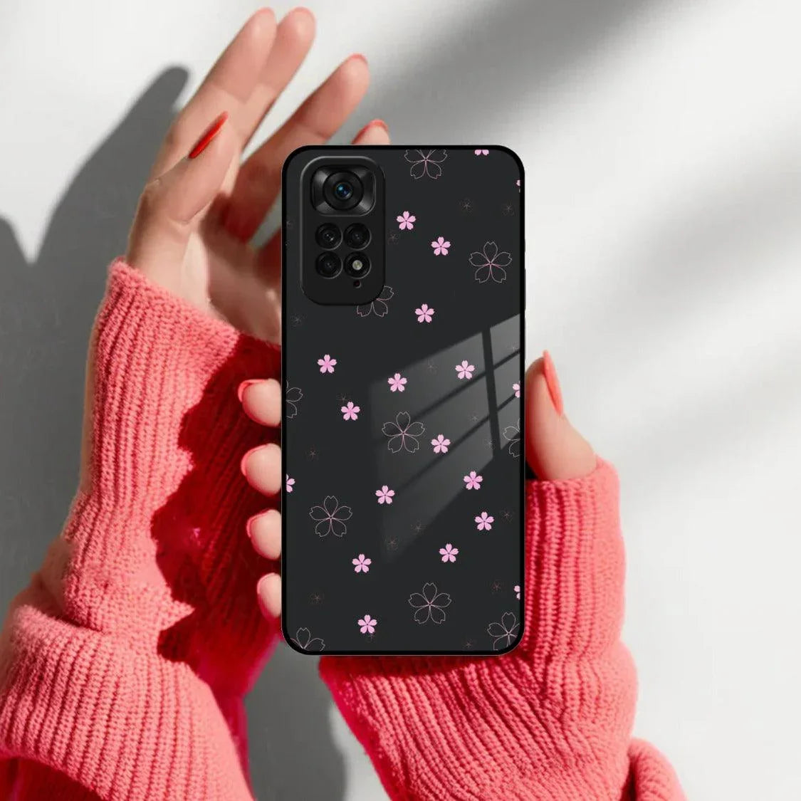 Floral Night Glass Case Cover For Redmi/Xiaomi - ShopOnCliQ