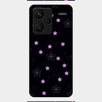 Floral Night Glass Case Cover For Redmi Note 13 Pro Plus 5G
