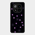 Floral Night Glass Case Cover For Redmi Note 14 Pro Plus 5G