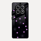 Floral Night Glass Case Cover For Redmi Note 15 5G