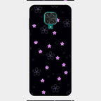 Floral Night Glass Case Cover For Redmi Note 9 Pro Max
