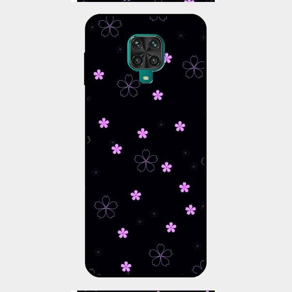 Floral Night Glass Case Cover For Redmi Note 9 Pro Max