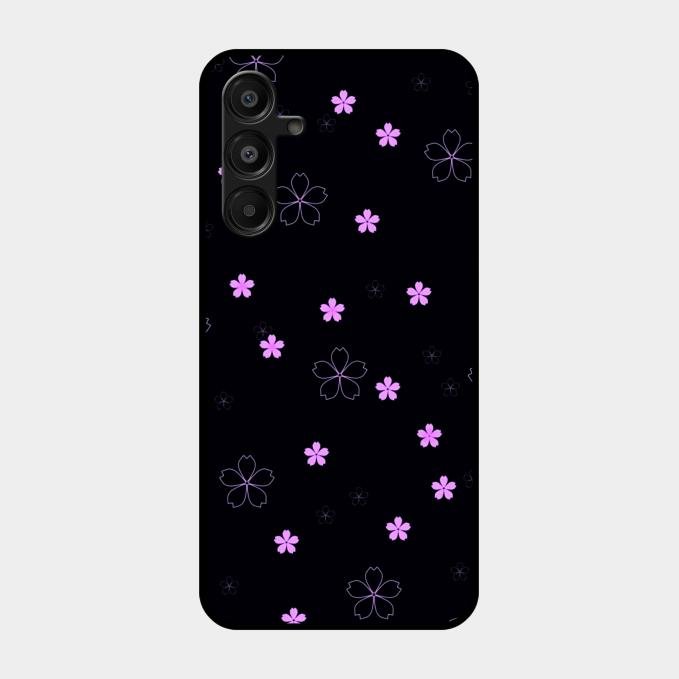 Floral Night Glass Case Cover For Samsung Galaxy A16 5G