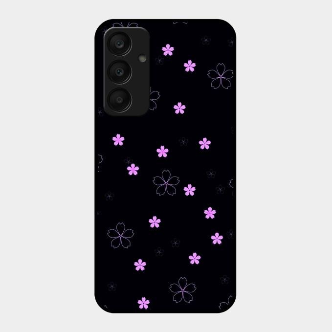 Floral Night Glass Case Cover For Samsung Galaxy A25 5G