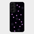 Floral Night Glass Case Cover For Samsung Galaxy A35 5G