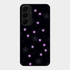 Floral Night Glass Case Cover For Samsung Galaxy A35 5G