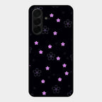 Floral Night Glass Case Cover For Samsung Galaxy A36 5G