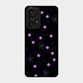 Floral Night Glass Case Cover For Samsung Galaxy A53 5G