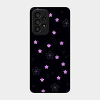 Floral Night Glass Case Cover For Samsung Galaxy A53 5G
