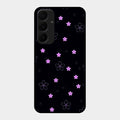 Floral Night Glass Case Cover For Samsung Galaxy A55 5G