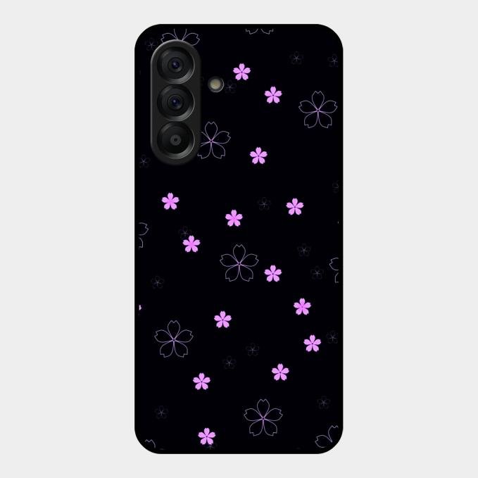 Floral Night Glass Case Cover For Samsung Galaxy A56 5G