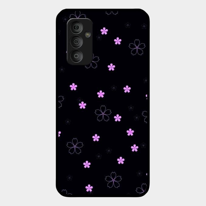 Floral Night Glass Case Cover For Samsung Galaxy F23 5G