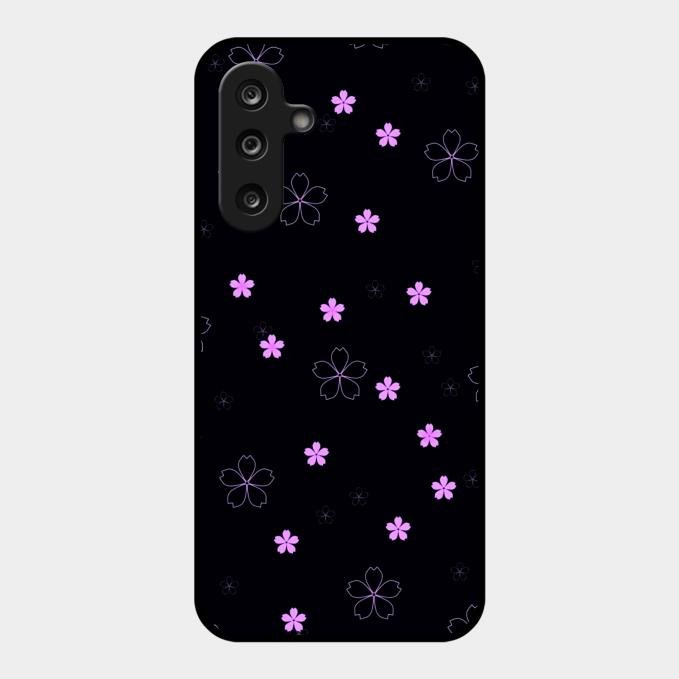 Floral Night Glass Case Cover For Samsung Galaxy F36 5G
