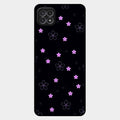 Floral Night Glass Case Cover For Samsung Galaxy F42 5G