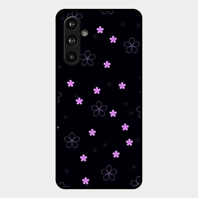 Floral Night Glass Case Cover For Samsung Galaxy F54 5G