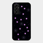 Floral Night Glass Case Cover For Samsung Galaxy M14 5G