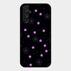 Floral Night Glass Case Cover For Samsung Galaxy M34 5G