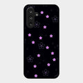 Floral Night Glass Case Cover For Samsung Galaxy M36 5G