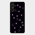 Floral Night Glass Case Cover For Samsung Galaxy M55 5G