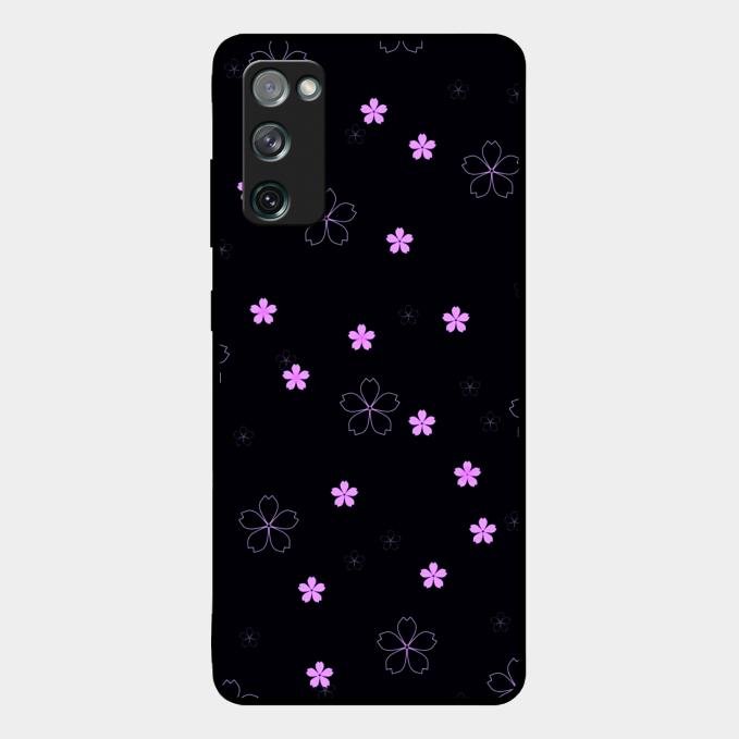 Floral Night Glass Case Cover For Samsung Galaxy S20 Fe 5G