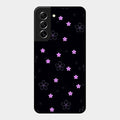 Floral Night Glass Case Cover For Samsung Galaxy S21 Fe 5G