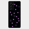 Floral Night Glass Case Cover For Samsung Galaxy S21 Ultra