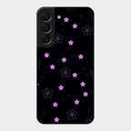Floral Night Glass Case Cover For Samsung Galaxy S22 5G