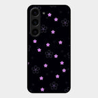 Floral Night Glass Case Cover For Samsung Galaxy S23 5G