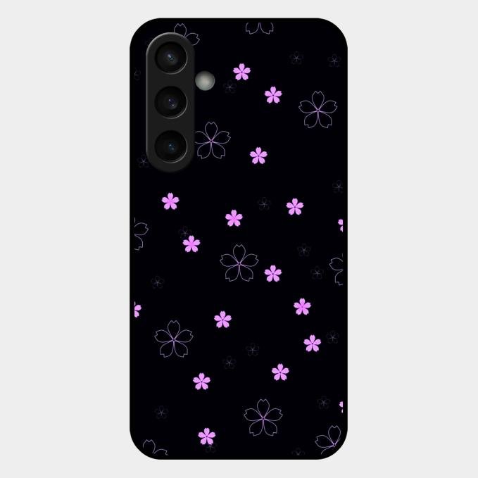 Floral Night Glass Case Cover For Samsung Galaxy S23 Fe 5G