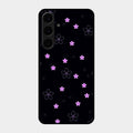 Floral Night Glass Case Cover For Samsung Galaxy S24 Plus 5G