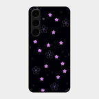 Floral Night Glass Case Cover For Samsung Galaxy S24 Plus 5G