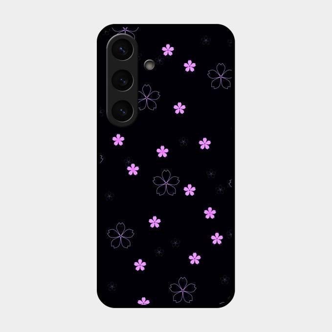 Floral Night Glass Case Cover For Samsung Galaxy S26 5G