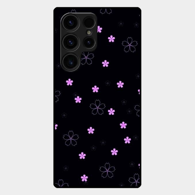 Floral Night Glass Case Cover For Samsung Galaxy S26 Ultra 5G