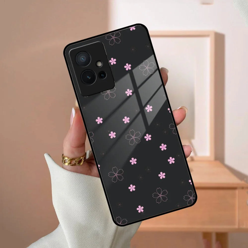 Floral Night Glass Case Cover For Vivo - ShopOnCliQ