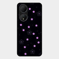 Floral Night Glass Case Cover For Vivo T2 5G